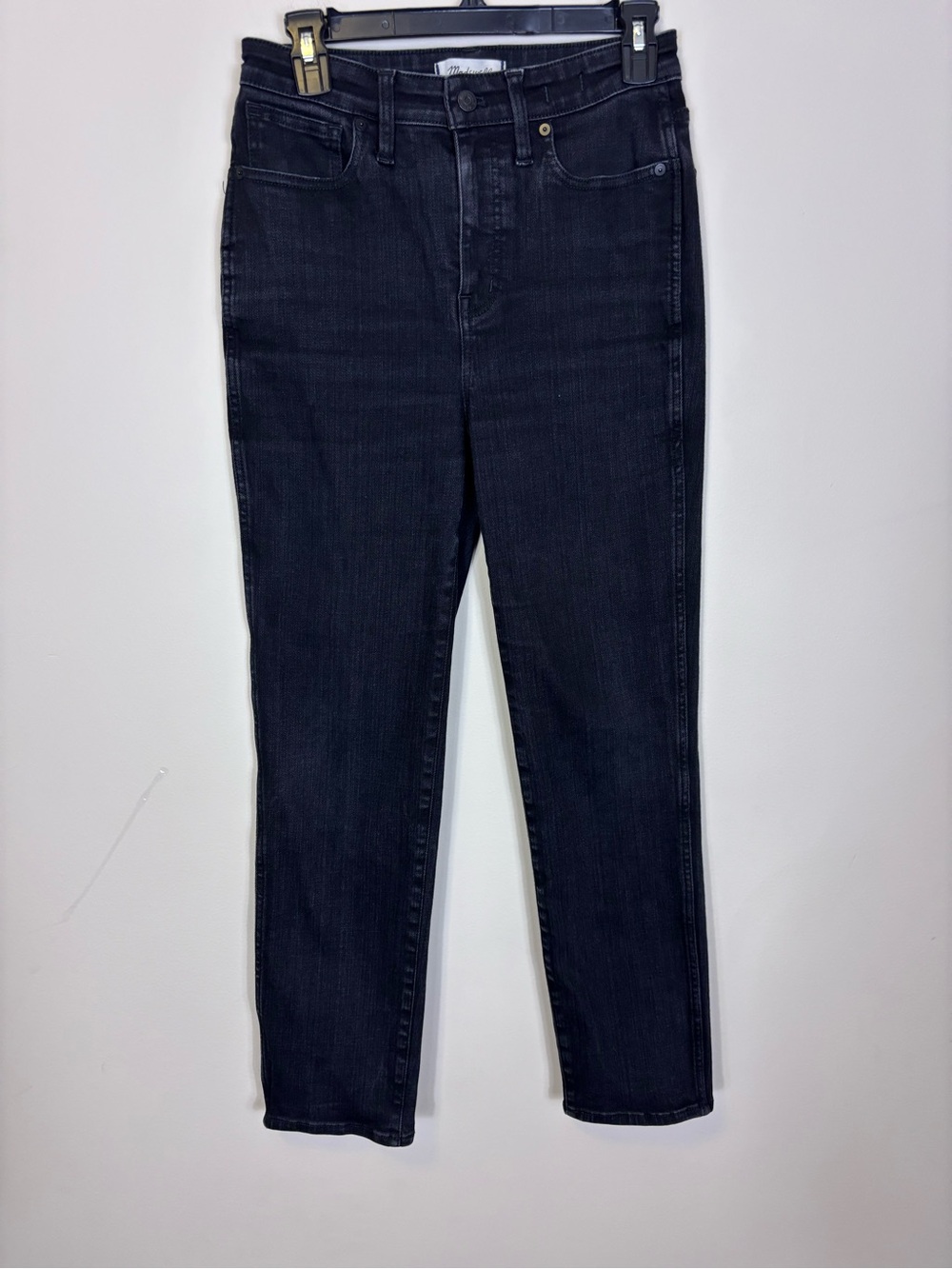 Madewell Black Curvy Stovepipe High-Rise Skinny Jeans Women’s 28